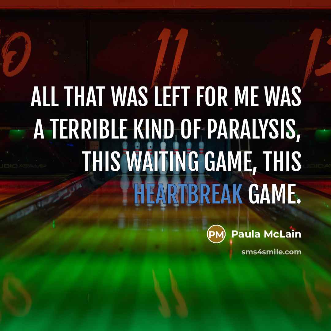 “All that was left for me was a terrible kind…” quote by Paula McLain