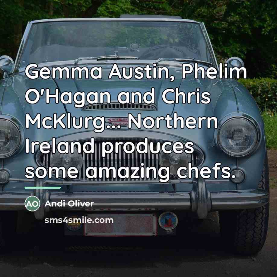 “Gemma Austin, Phelim O'Hagan and Chris McKlurg... Northern Ireland produces…” quote by Andi Oliver