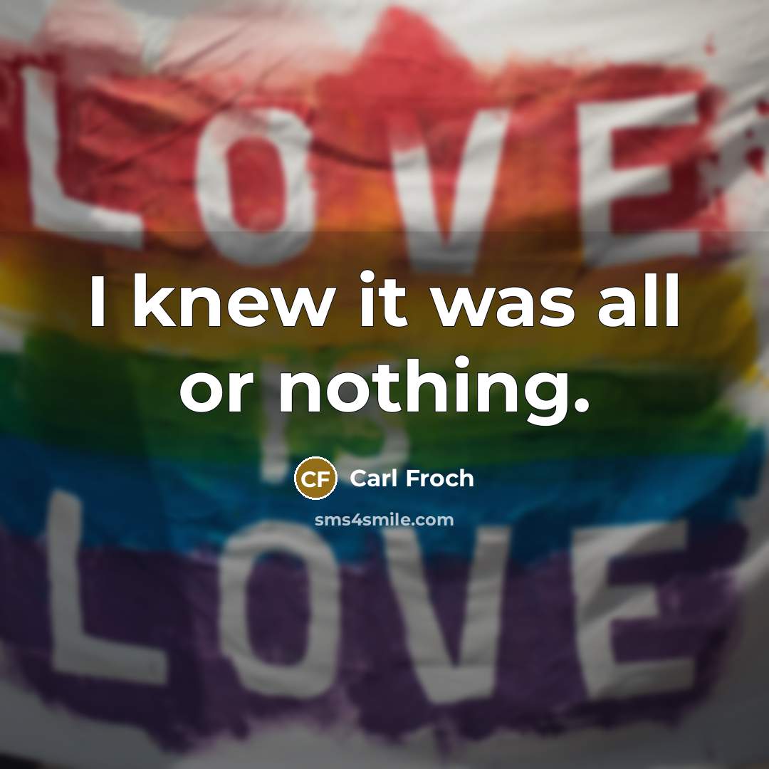 “I knew it was all or nothing.…” quote by Carl Froch