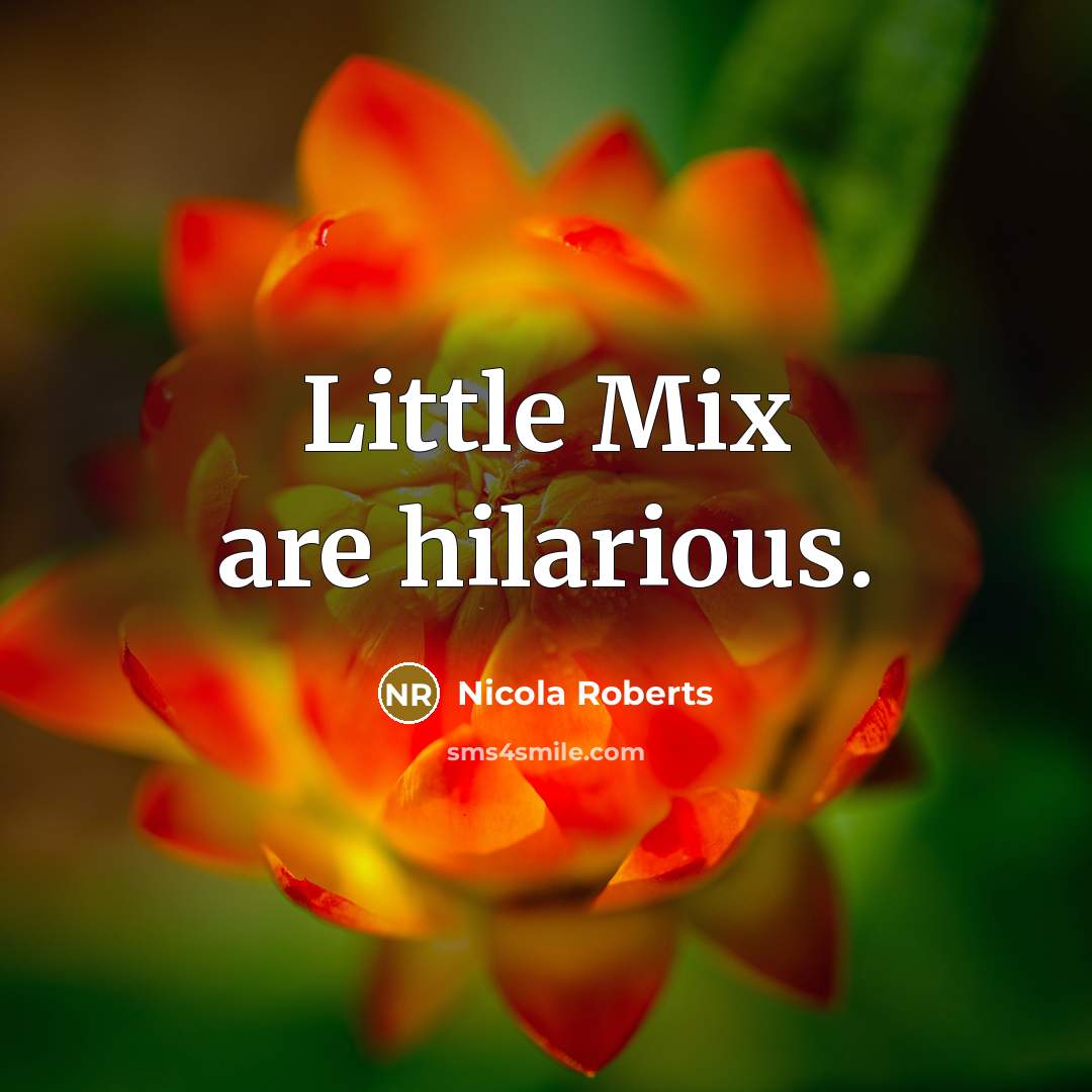 “Little Mix are hilarious.…” quote by Nicola Roberts