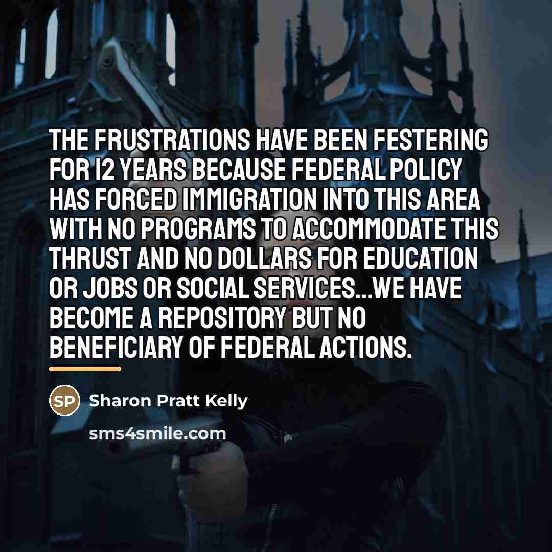 “The frustrations have been festering for 12 years because federal…” quote by Sharon Pratt Kelly