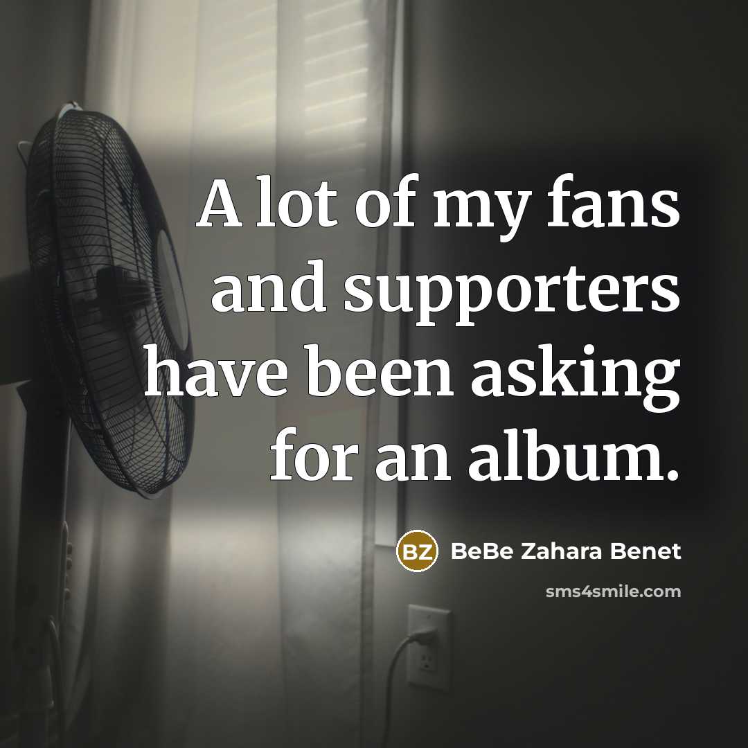 “A lot of my fans and supporters have been asking…” quote by BeBe Zahara Benet