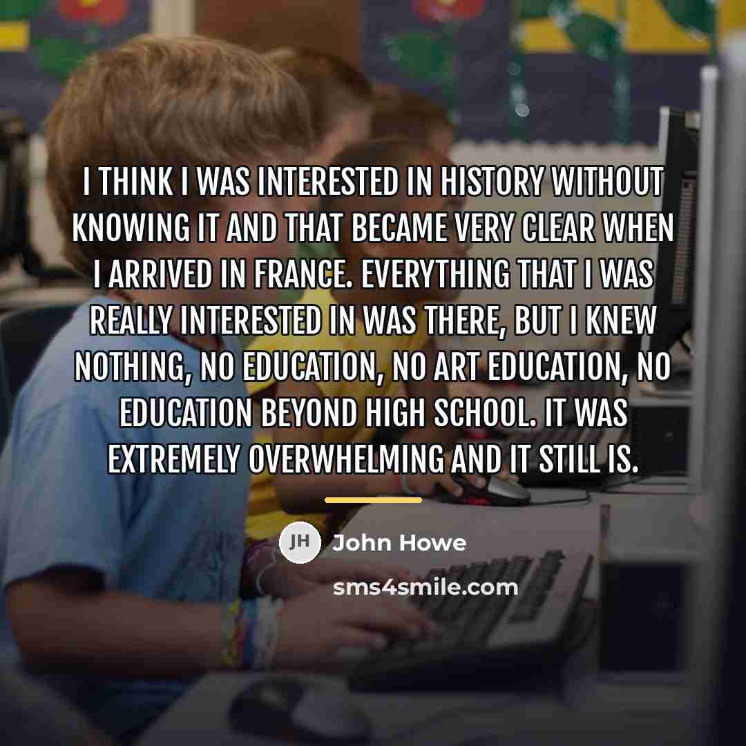 “I think I was interested in history without knowing it…” quote by John Howe