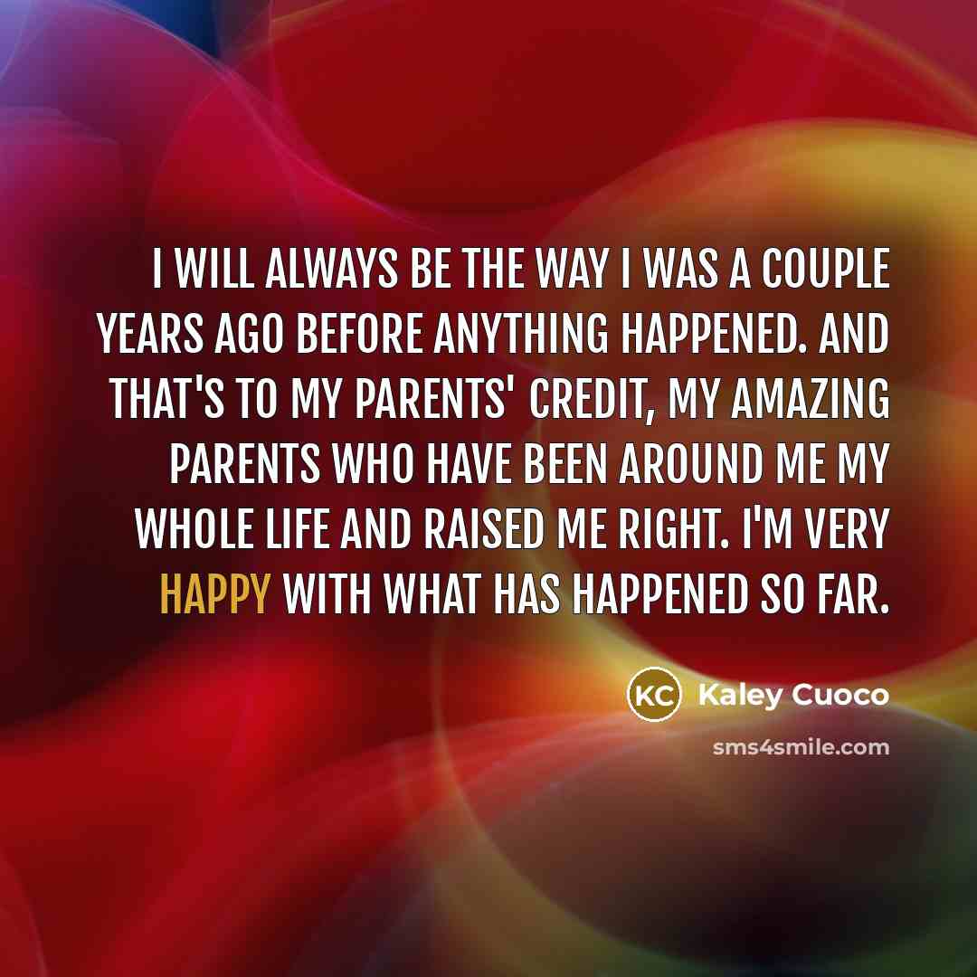 “I will always be the way I was a couple…” quote by Kaley Cuoco
