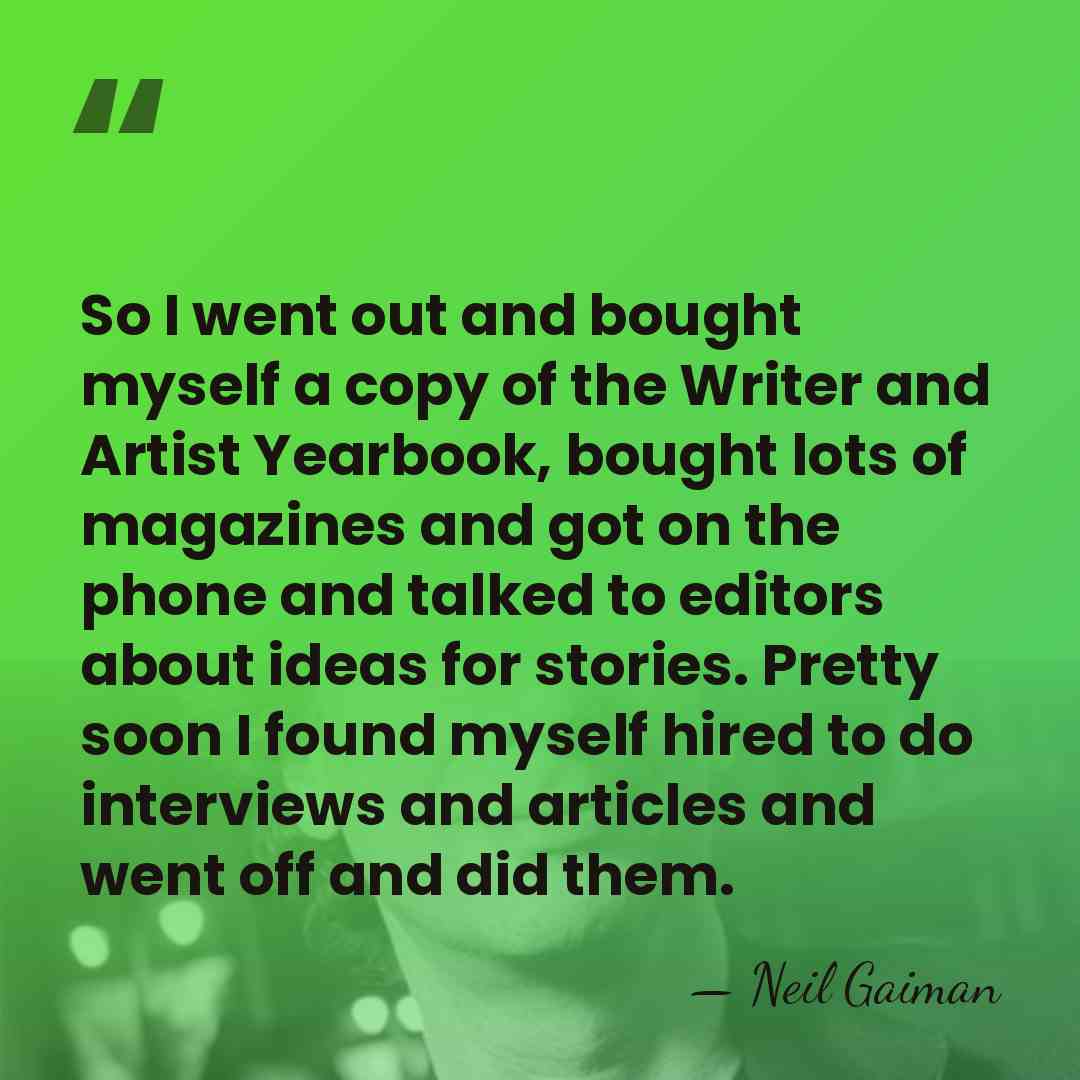 So I went out and bought myself a copy of the Writer&hellip; - Neil Gaiman
