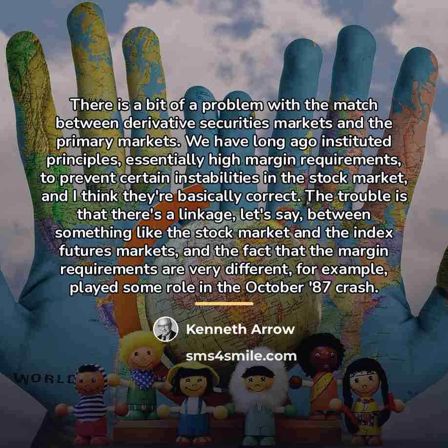 “There is a bit of a problem with the match…” quote by Kenneth Arrow
