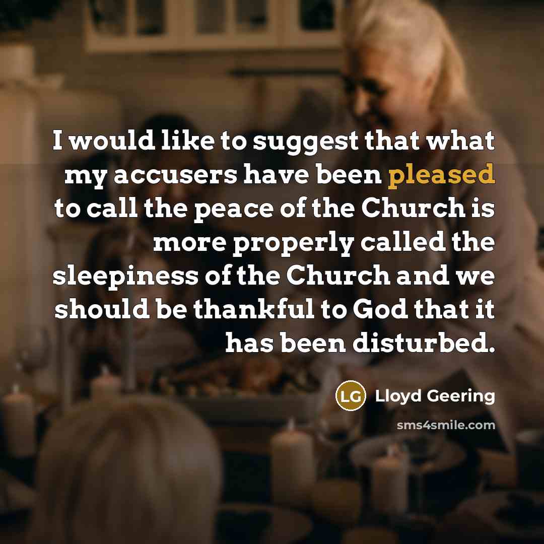 “I would like to suggest that what my accusers have…” quote by Lloyd Geering