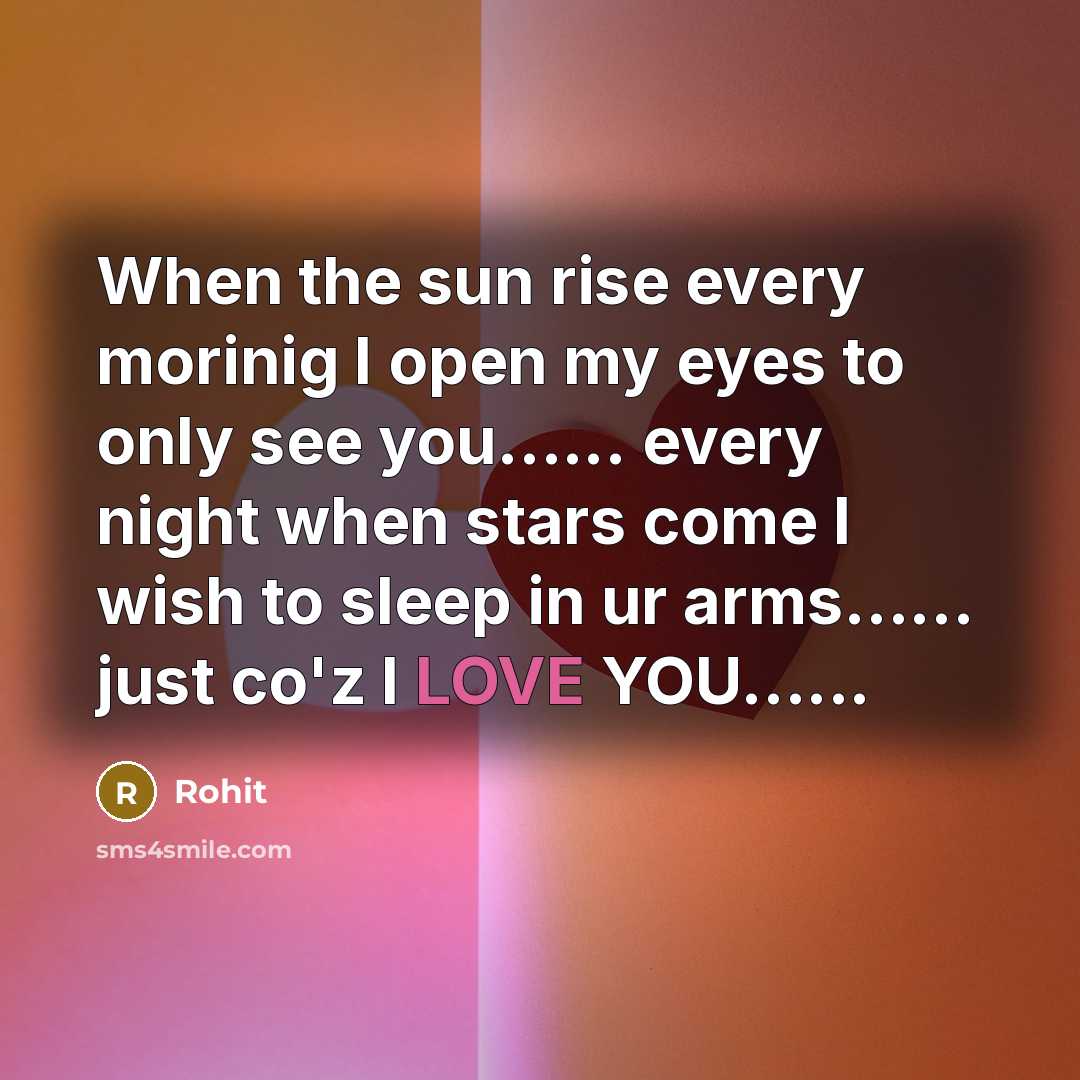 “When the sun rise every morinig I open my eyes…” quote by Rohit