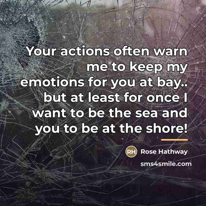 “Your actions often warn me to keep my emotions for…” quote by Rose Hathway
