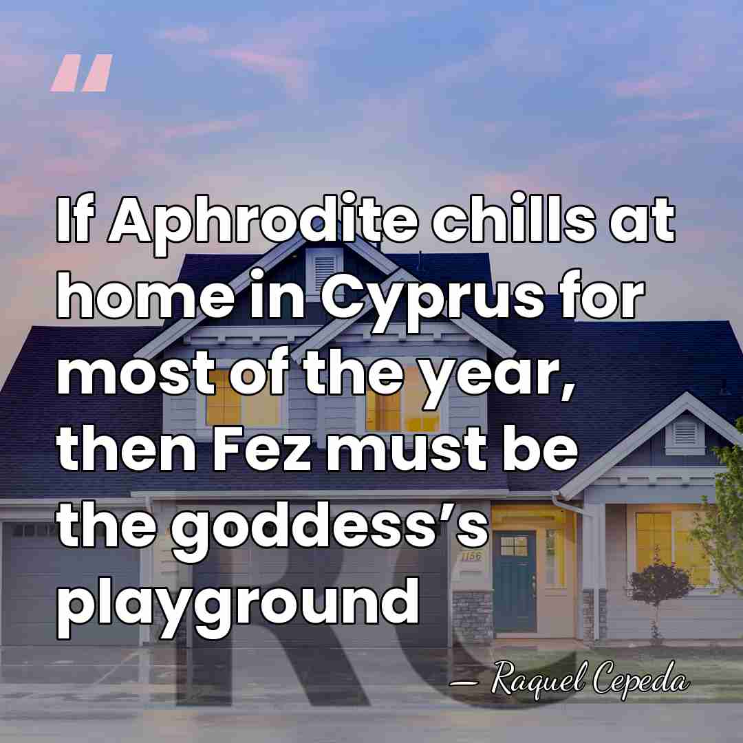 If Aphrodite chills at home in Cyprus for most of the year,&hellip; - Raquel Cepeda