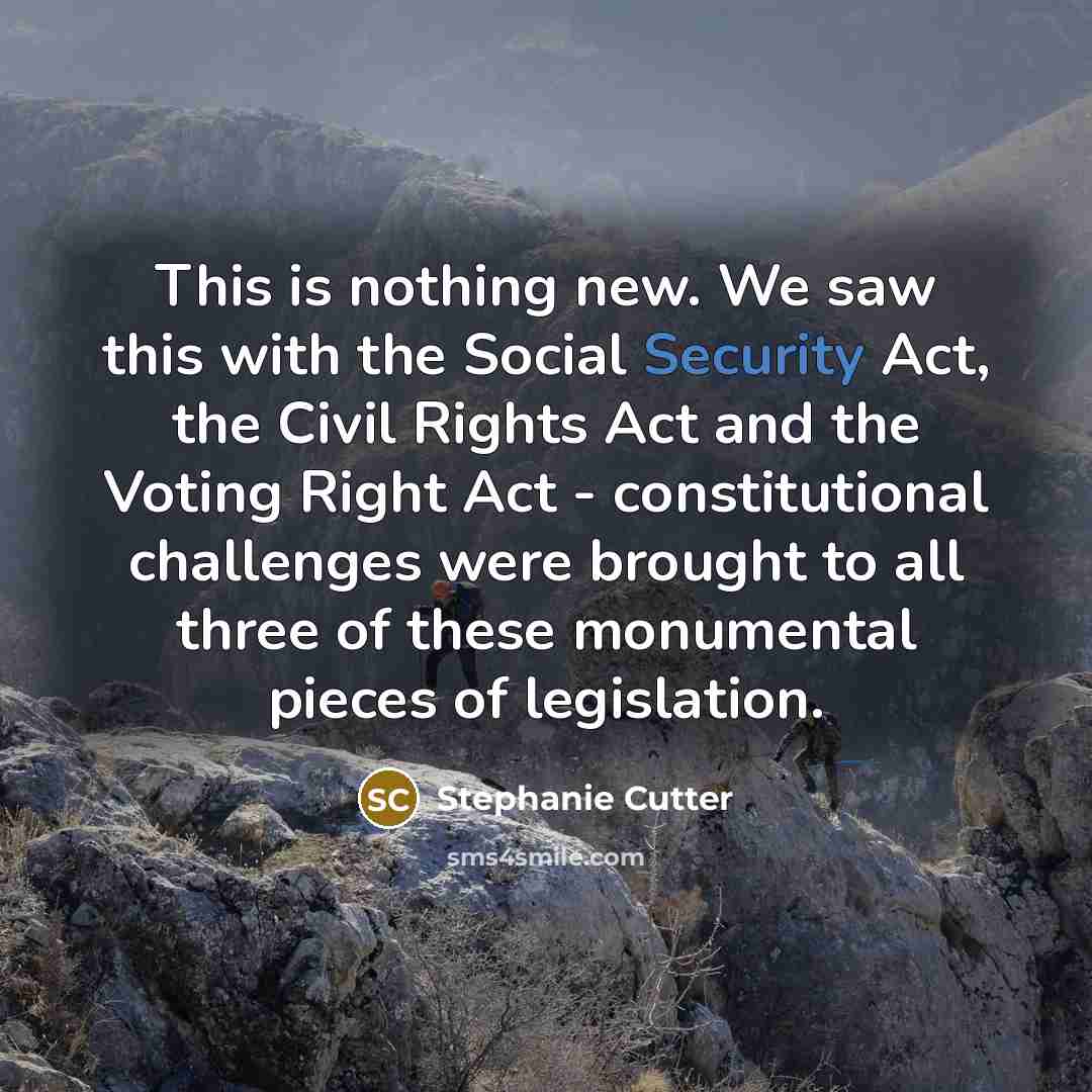 “This is nothing new. We saw this with the Social…” quote by Stephanie Cutter