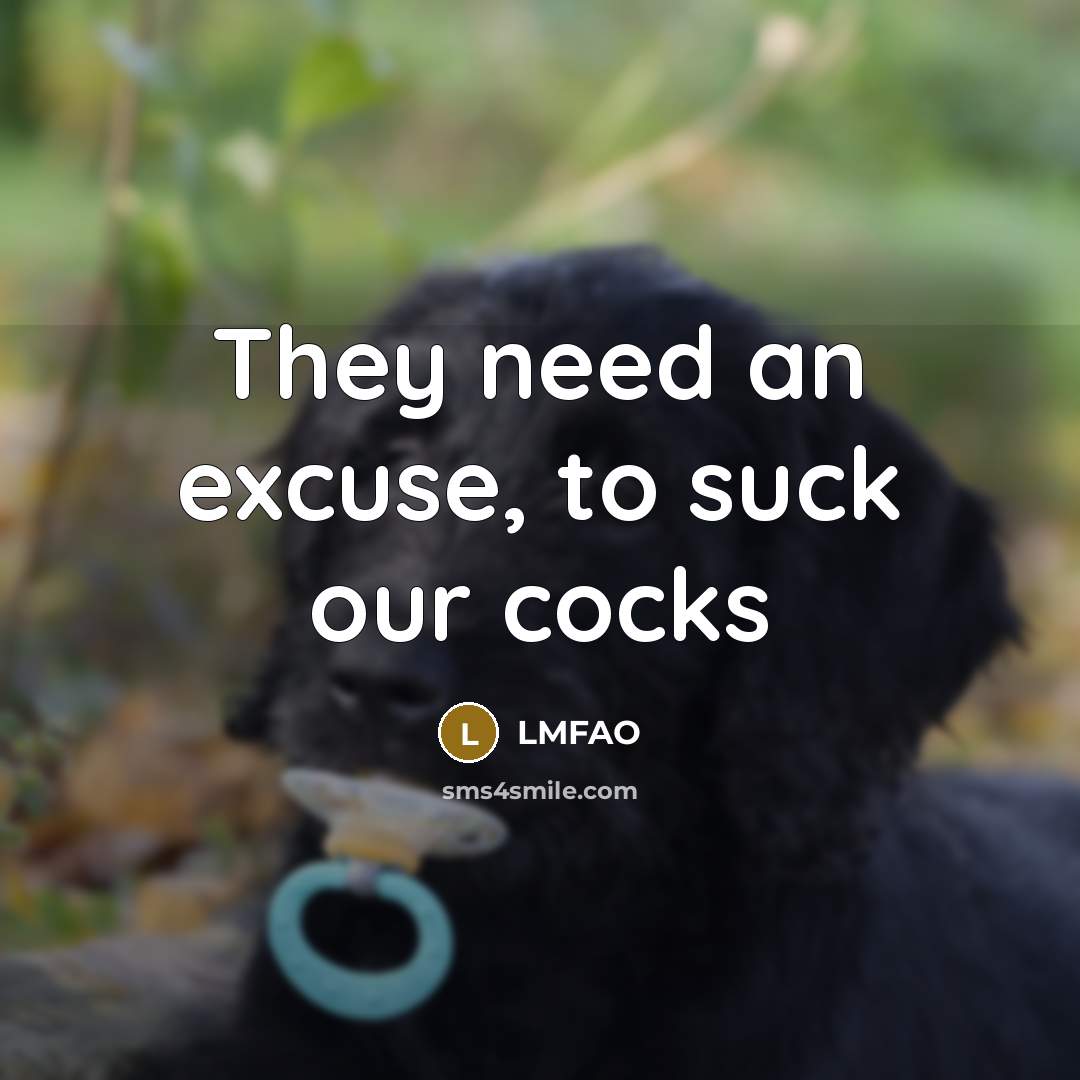 “They need an excuse, to suck our cocks” quote by LMFAO