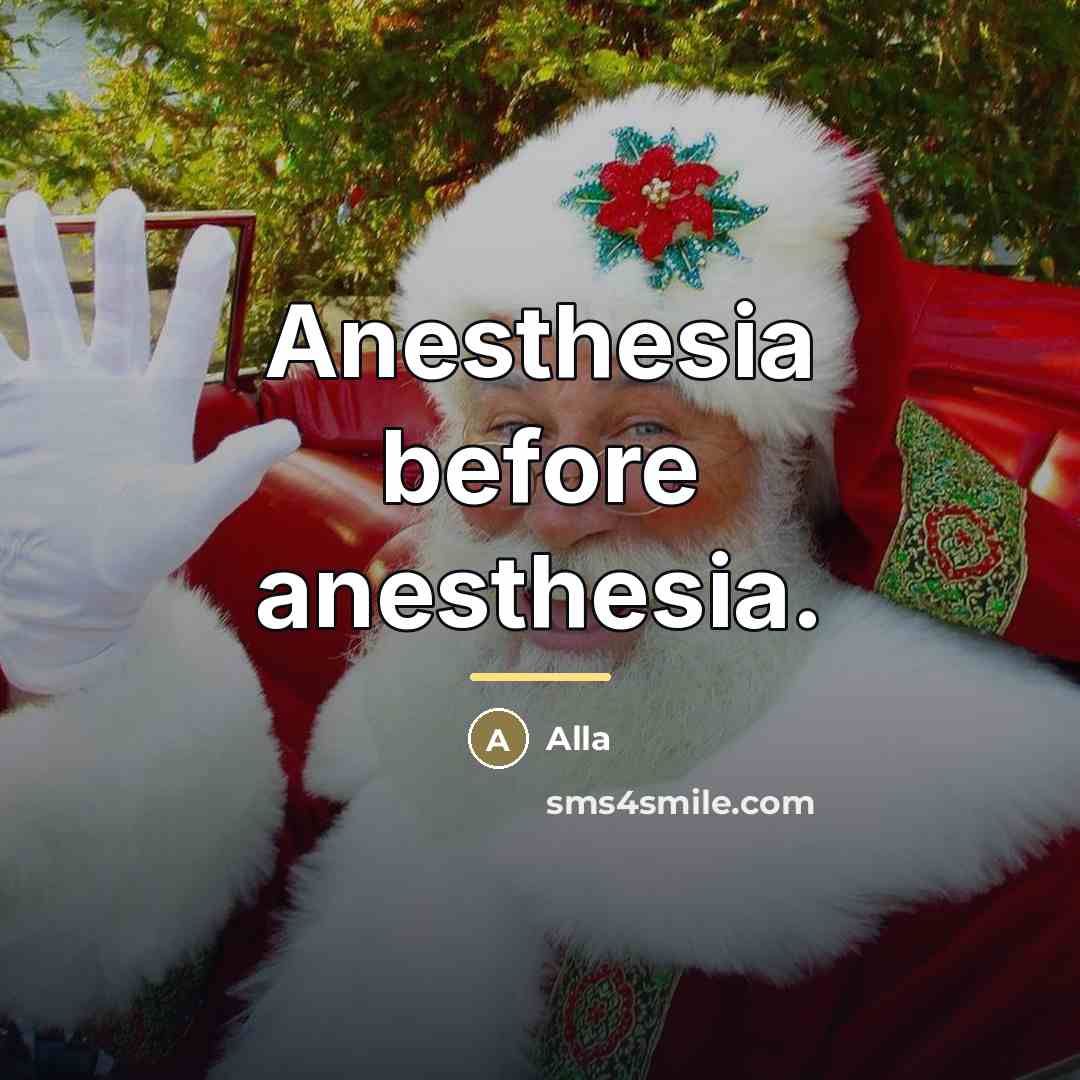 “Anesthesia before anesthesia.…” quote by Alla