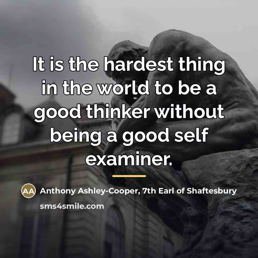 “It is the hardest thing in the world to be…” quote by Anthony Ashley-Cooper, 7th Earl of Shaftesbury