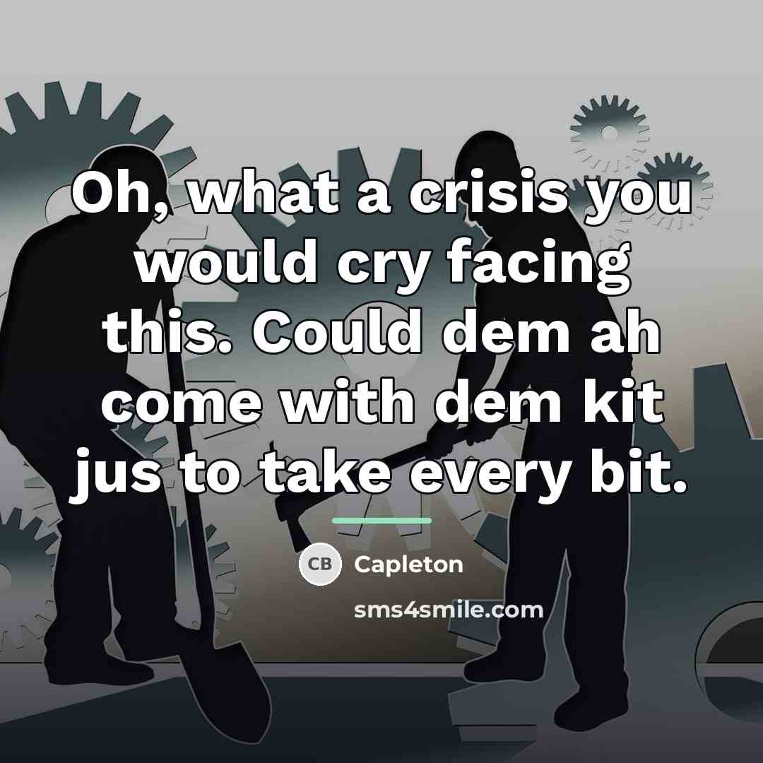 “Oh, what a crisis you would cry facing this. Could…” quote by Capleton