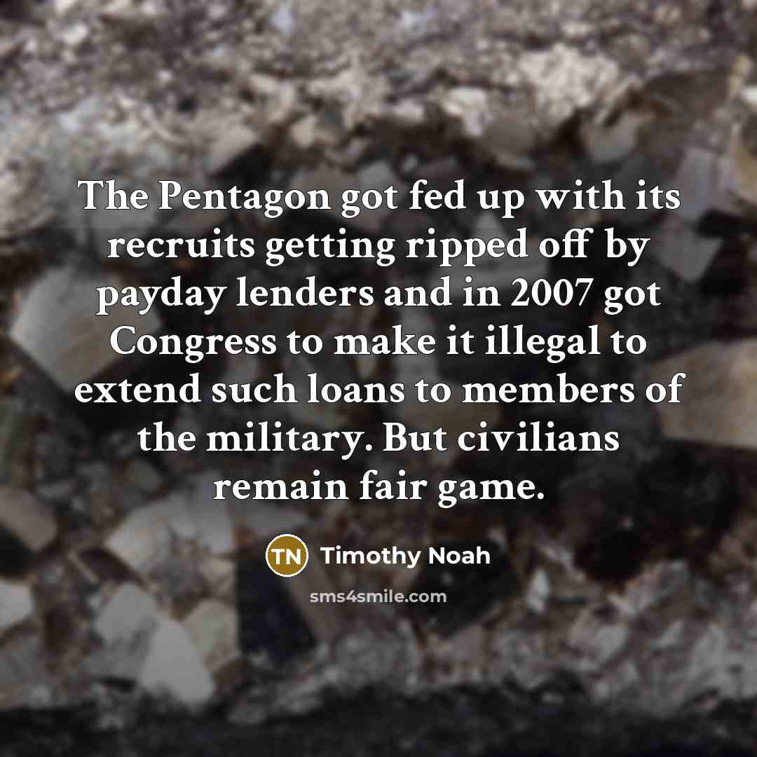 “The Pentagon got fed up with its recruits getting ripped…” quote by Timothy Noah