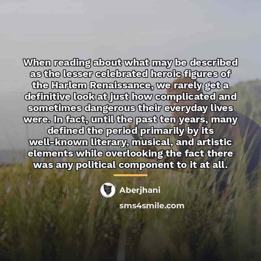 “When reading about what may be described as the lesser…” quote by Aberjhani