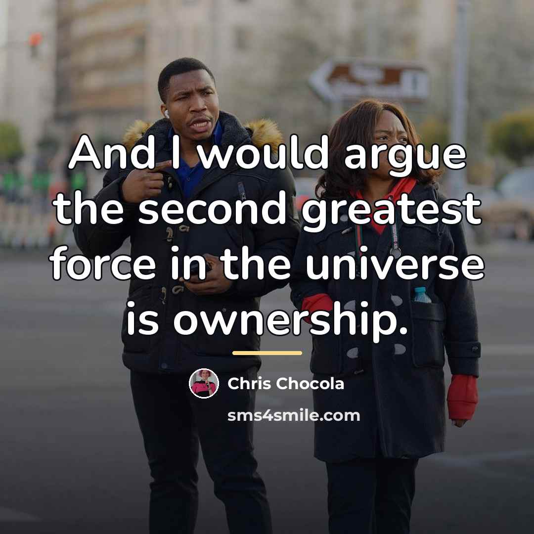 “And I would argue the second greatest force in the…” quote by Chris Chocola