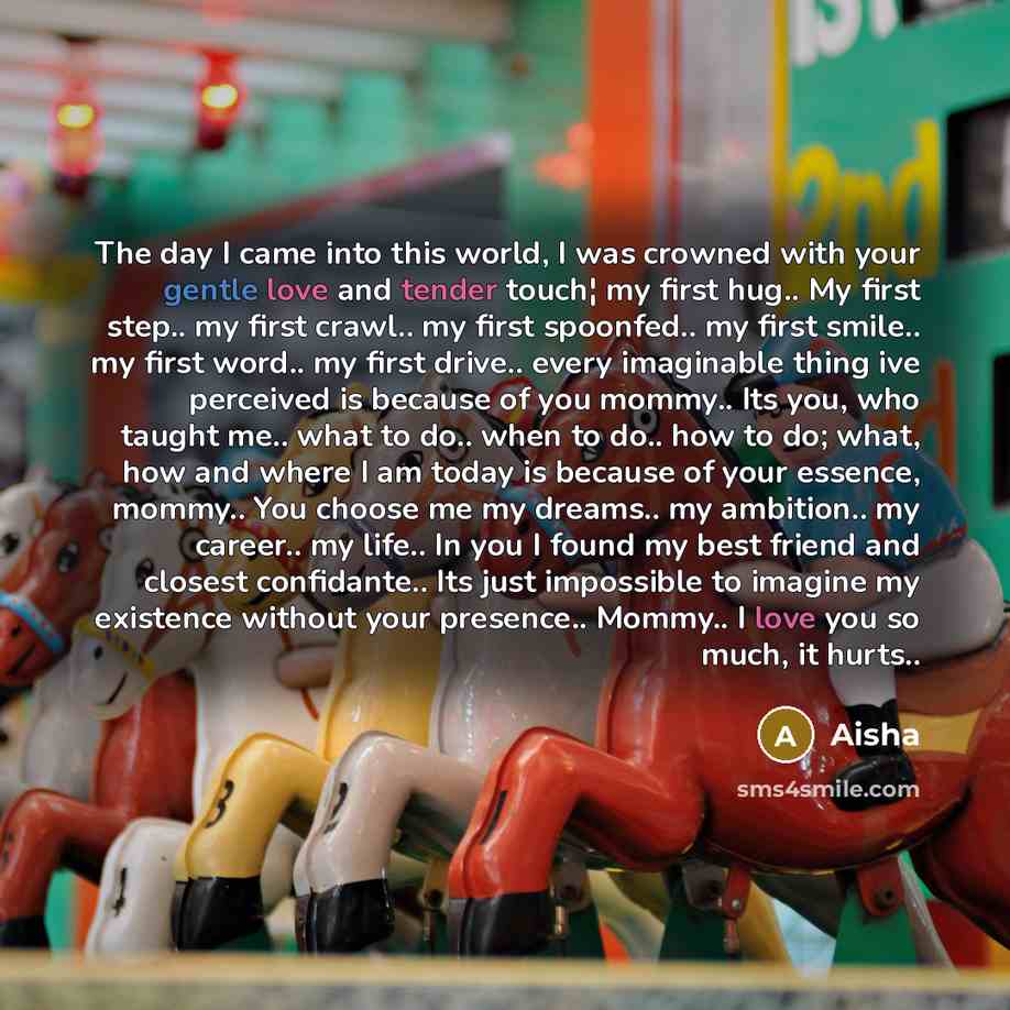 “The day I came into this world, I was crowned…” quote by Aisha