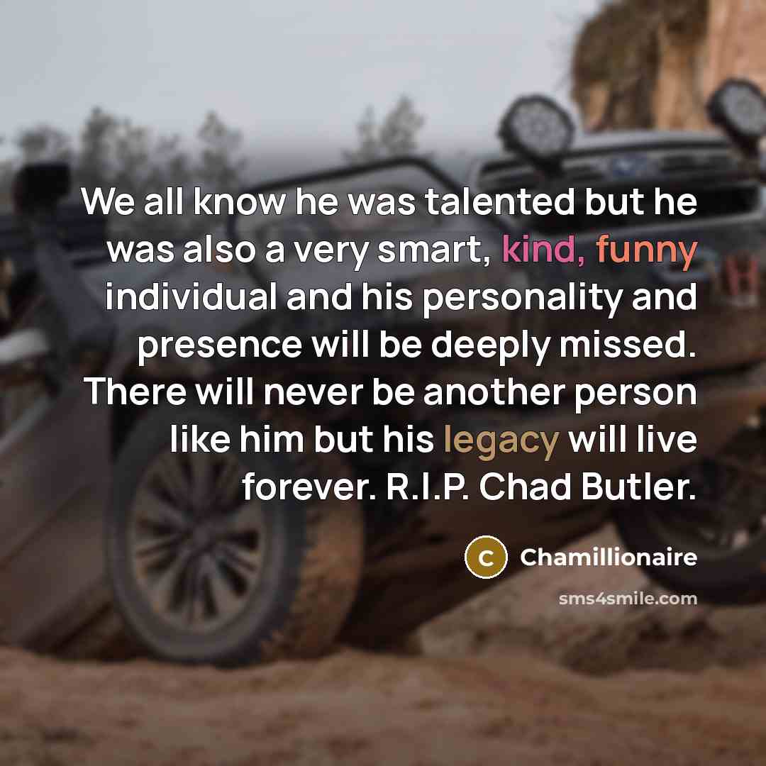 “We all know he was talented but he was also…” quote by Chamillionaire