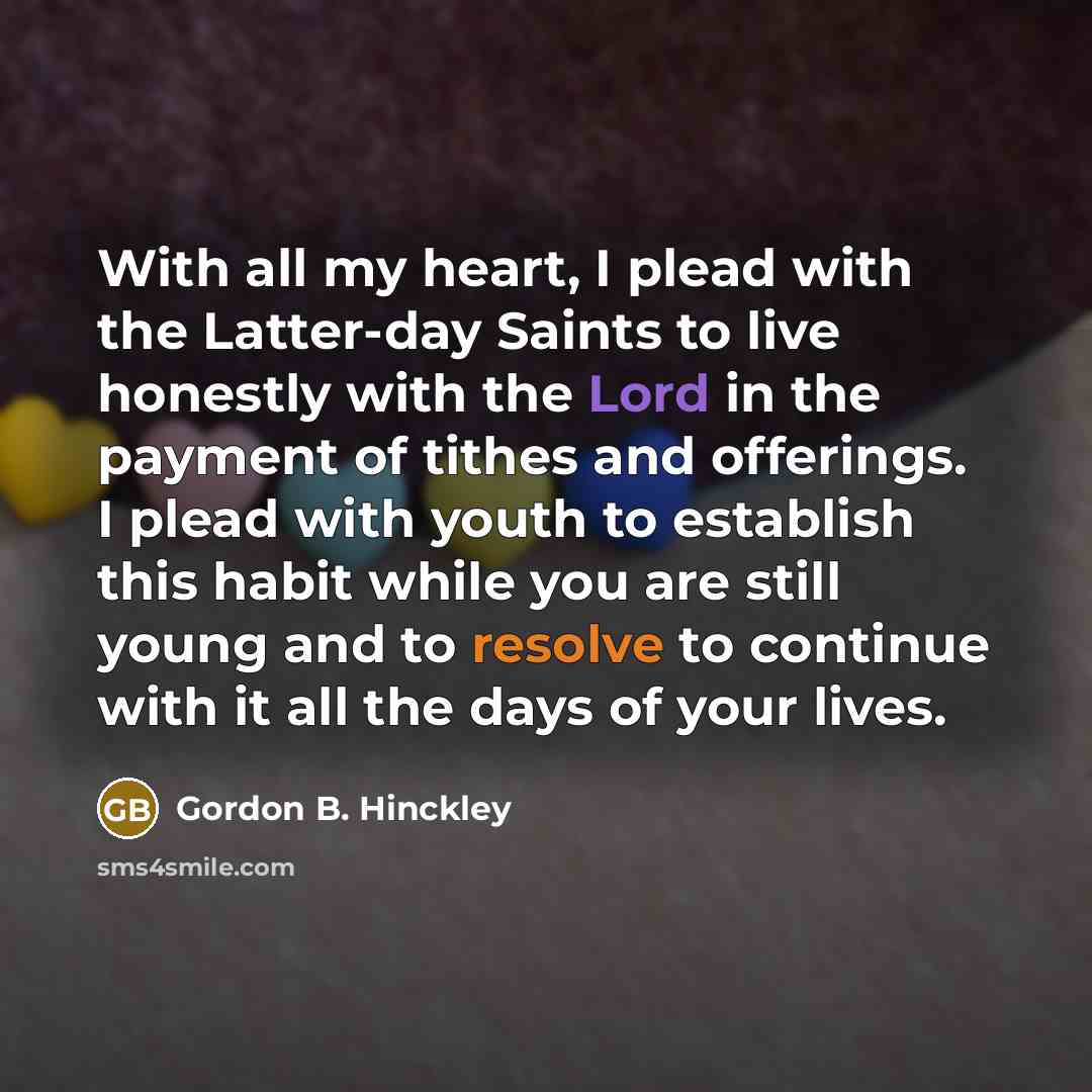 “With all my heart, I plead with the Latter-day Saints…” quote by Gordon B. Hinckley
