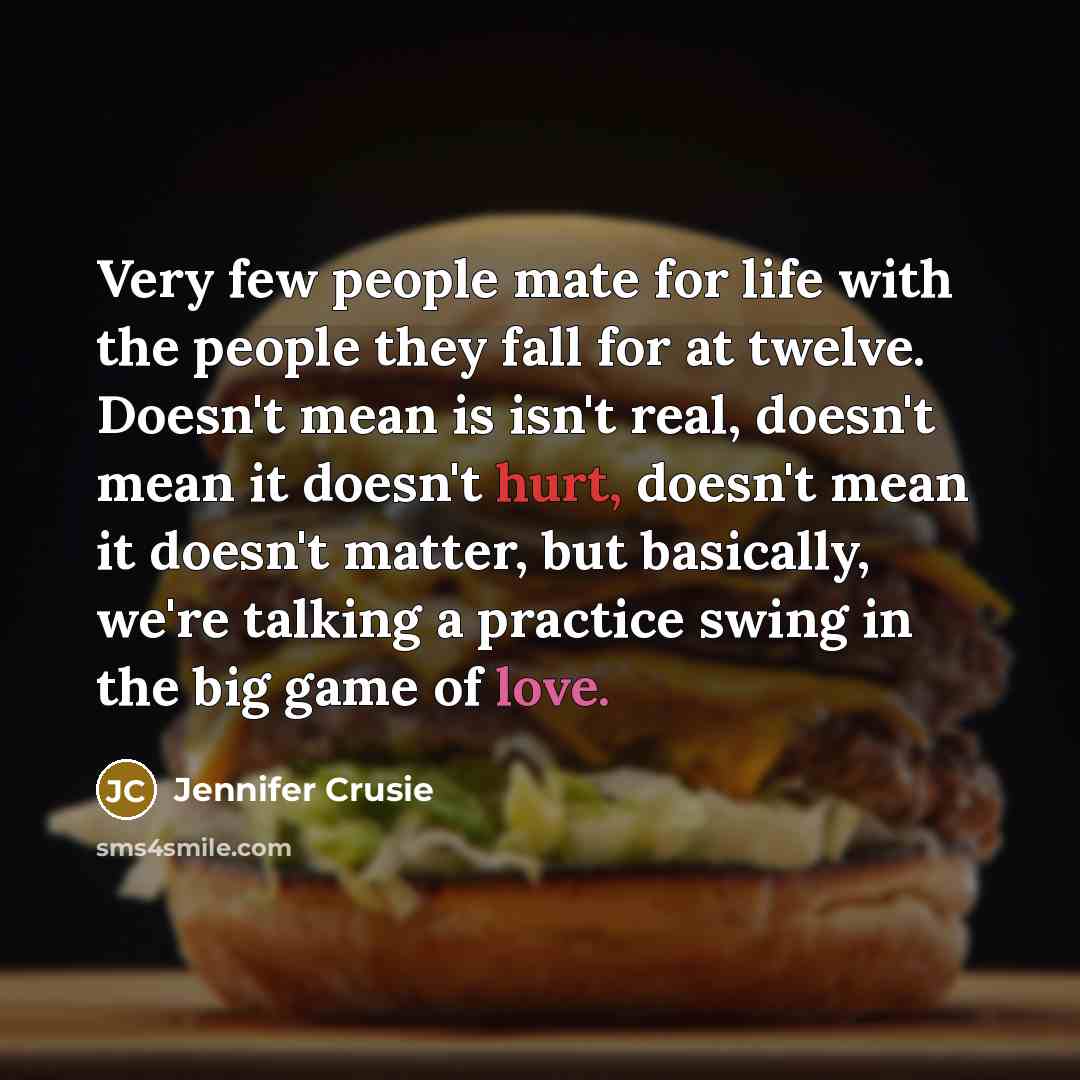 “Very few people mate for life with the people they…” quote by Jennifer Crusie