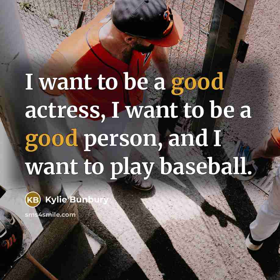 “I want to be a good actress, I want to…” quote by Kylie Bunbury