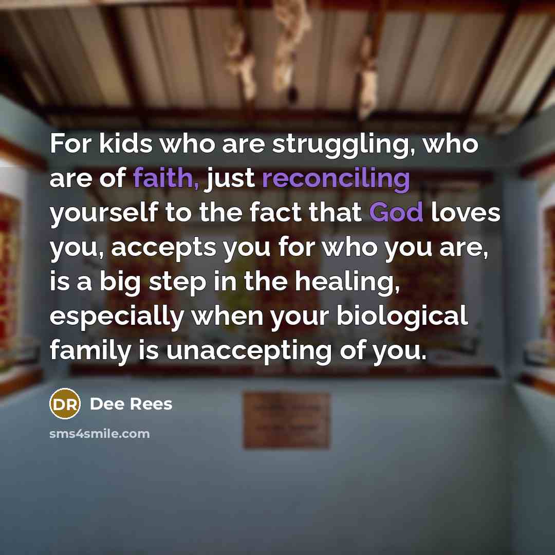 “For kids who are struggling, who are of faith, just…” quote by Dee Rees