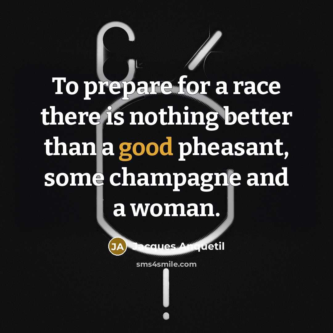 “To prepare for a race there is nothing better than…” quote by Jacques Anquetil
