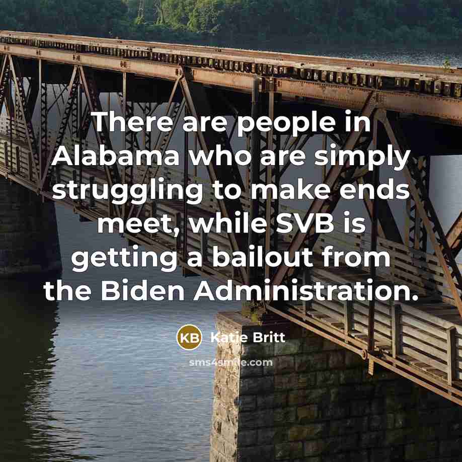 “There are people in Alabama who are simply struggling to…” quote by Katie Britt