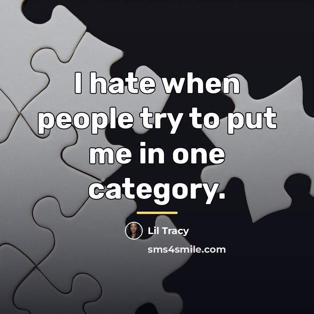 “I hate when people try to put me in one…” quote by Lil Tracy