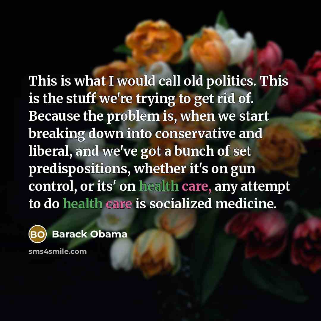 “This is what I would call old politics. This is…” quote by Barack Obama