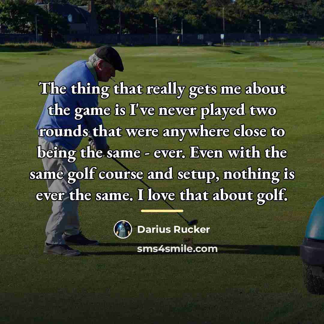 “The thing that really gets me about the game is…” quote by Darius Rucker