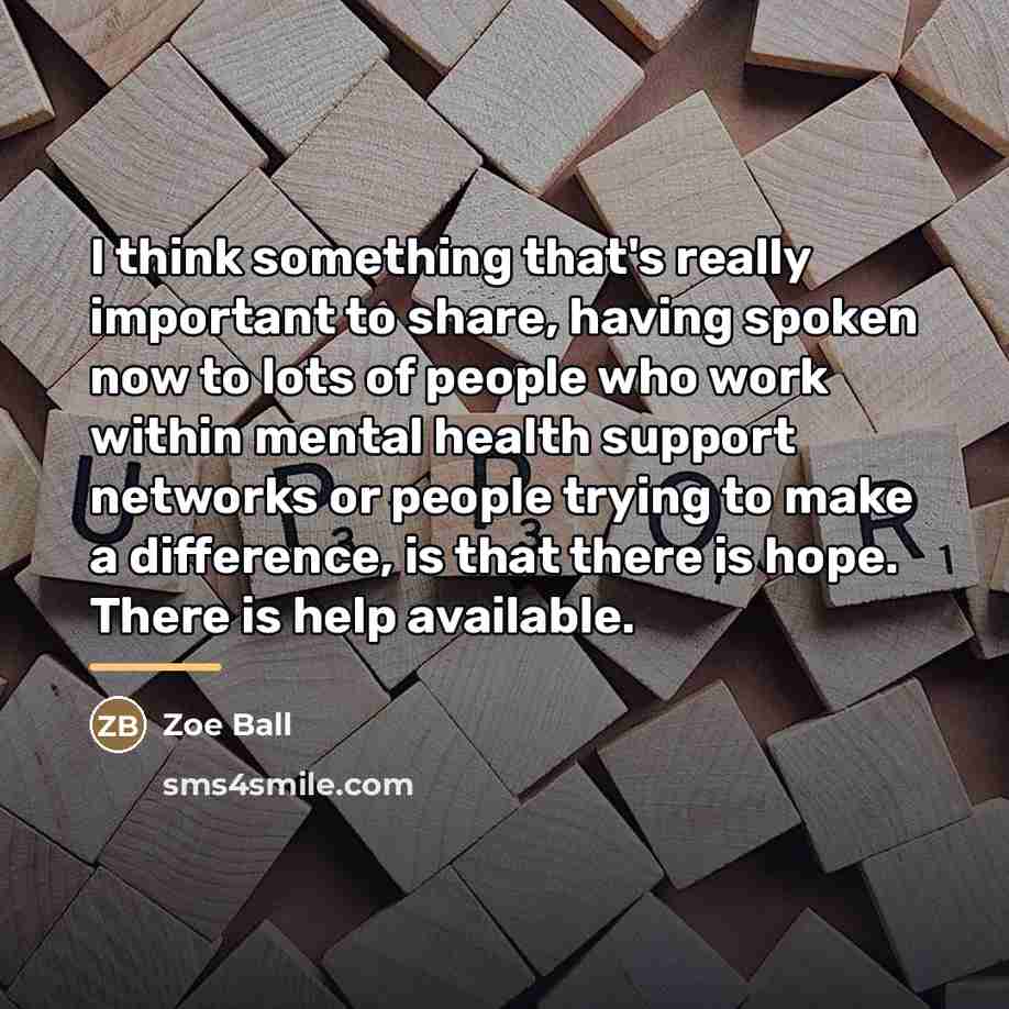 “I think something that's really important to share, having spoken…” quote by Zoe Ball