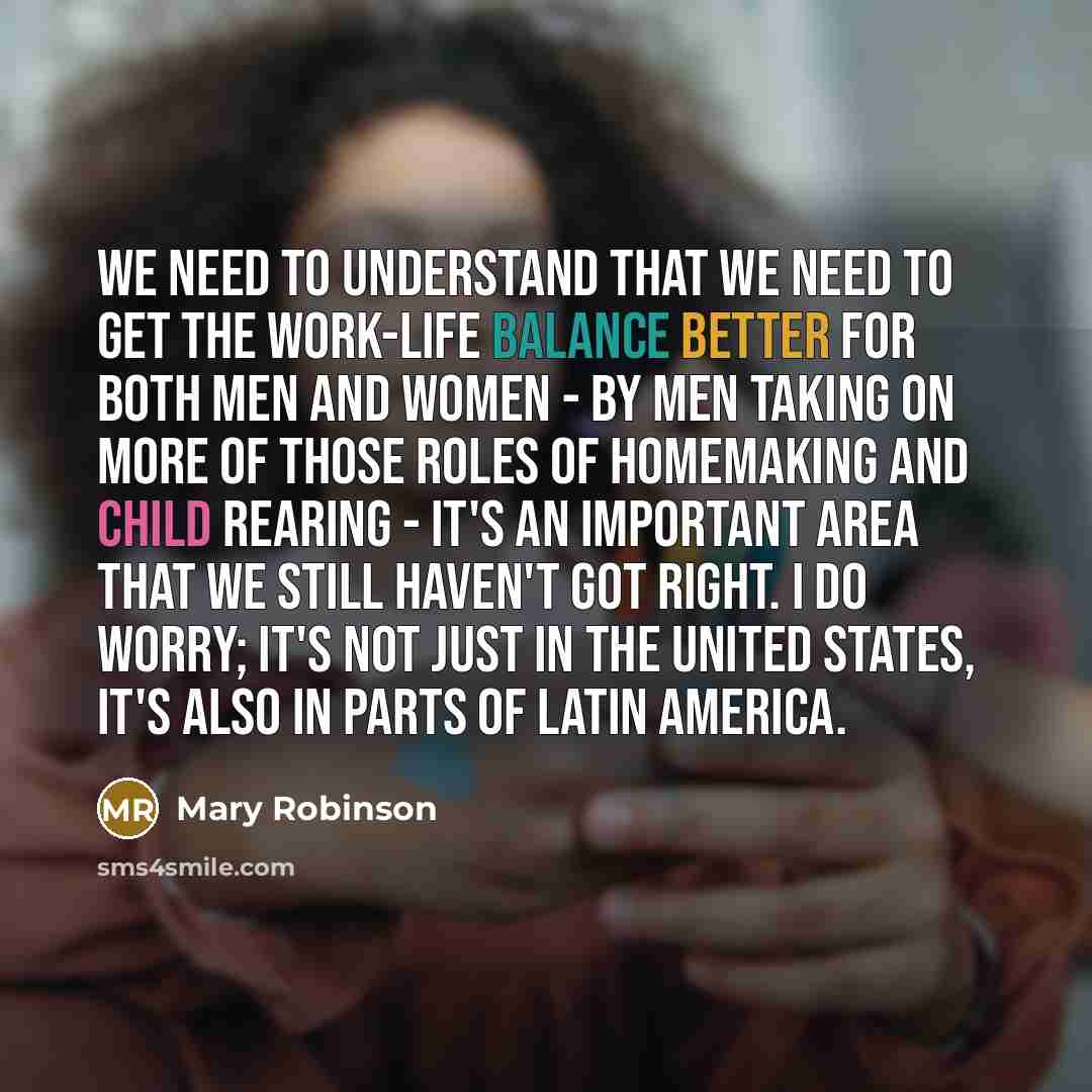 “We need to understand that we need to get the…” quote by Mary Robinson