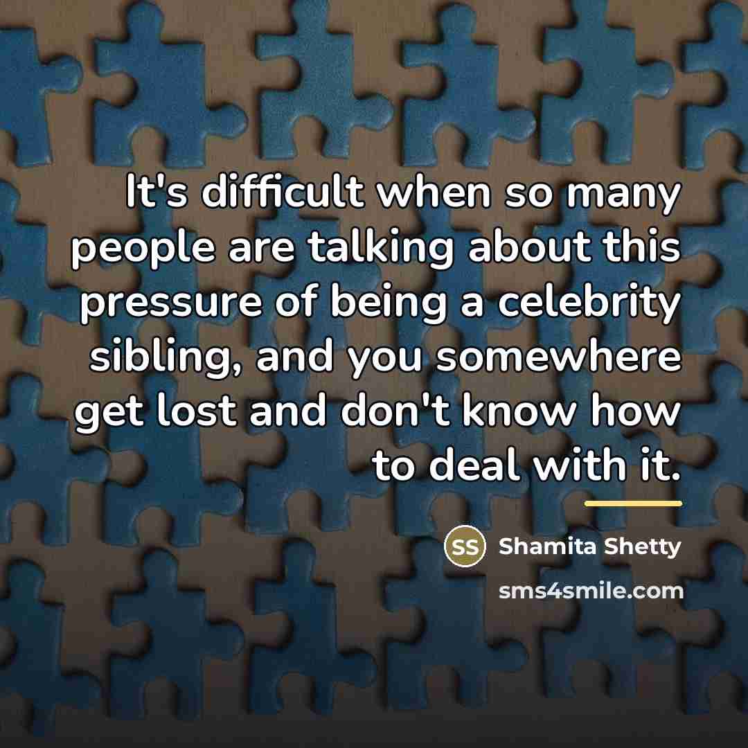 “It's difficult when so many people are talking about this…” quote by Shamita Shetty