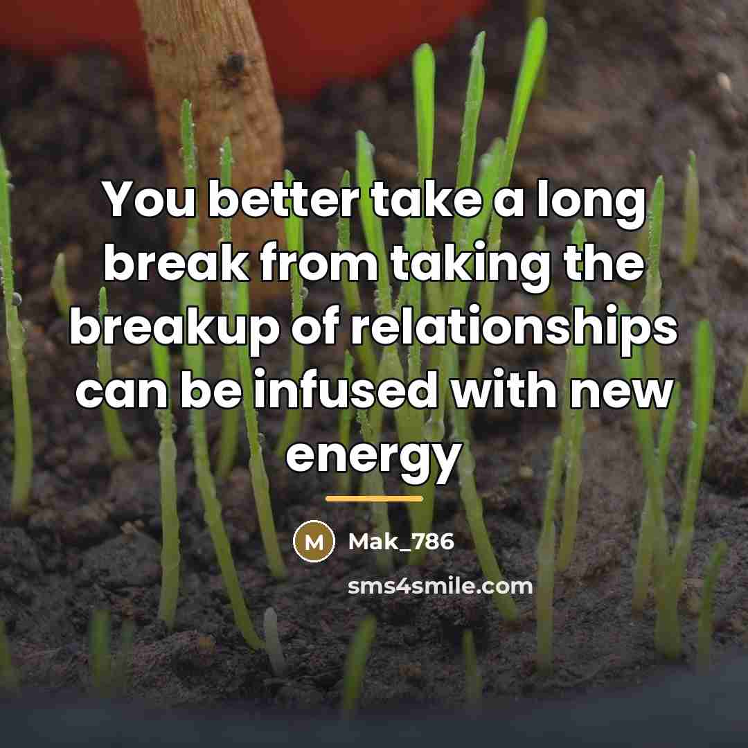 “You better take a long break from taking the breakup…” quote by Mak_786