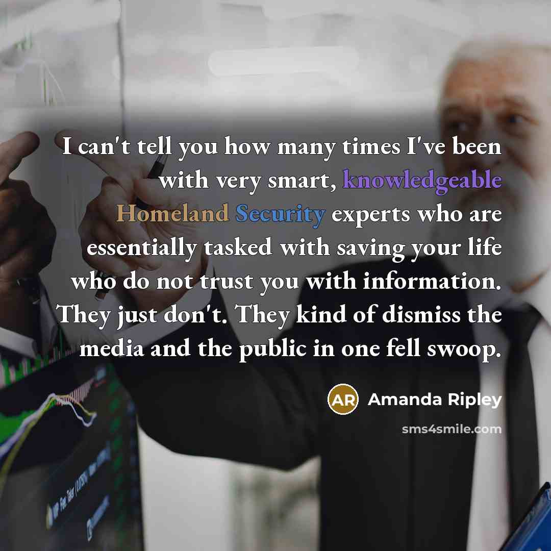 “I can't tell you how many times I've been with…” quote by Amanda Ripley