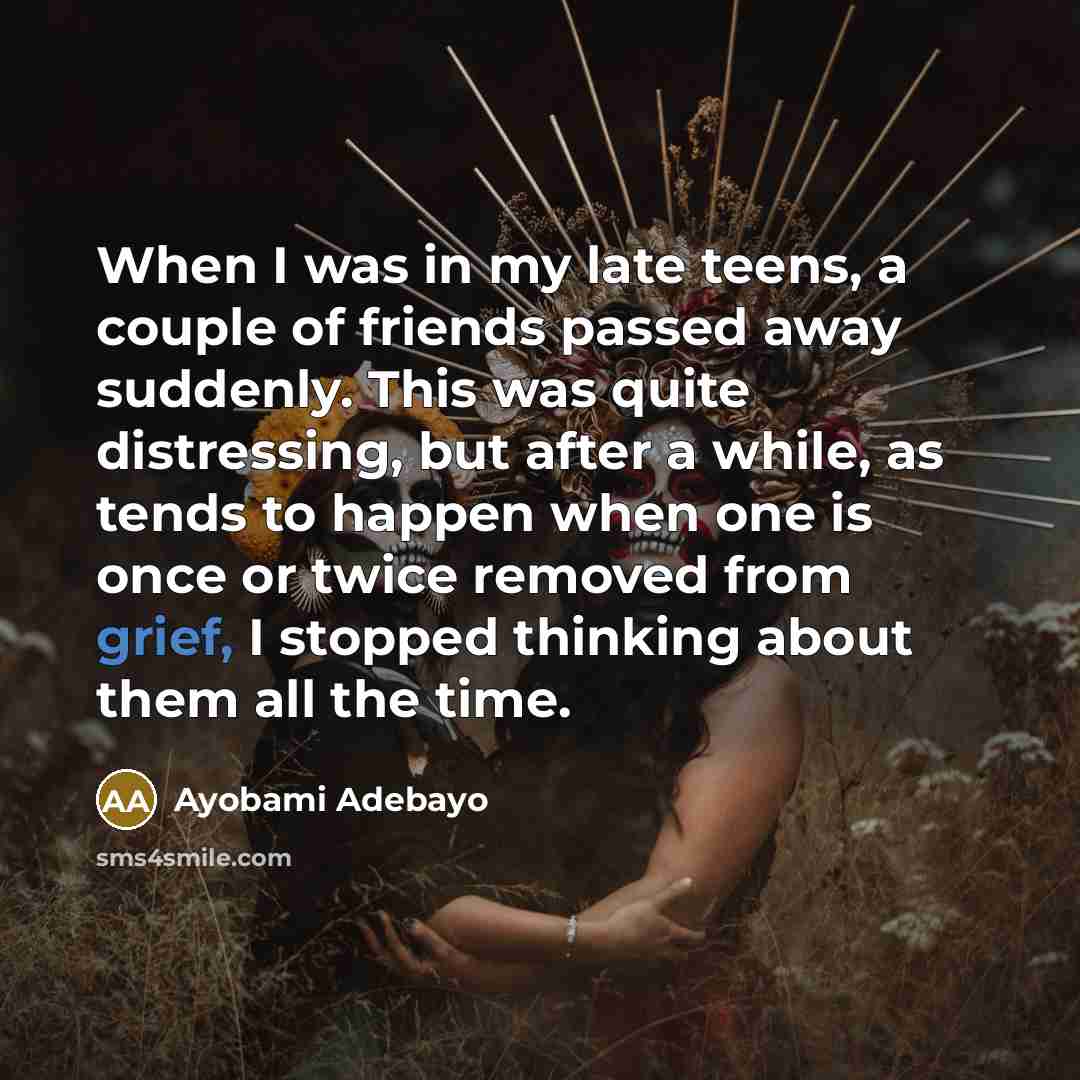 “When I was in my late teens, a couple of…” quote by Ayobami Adebayo