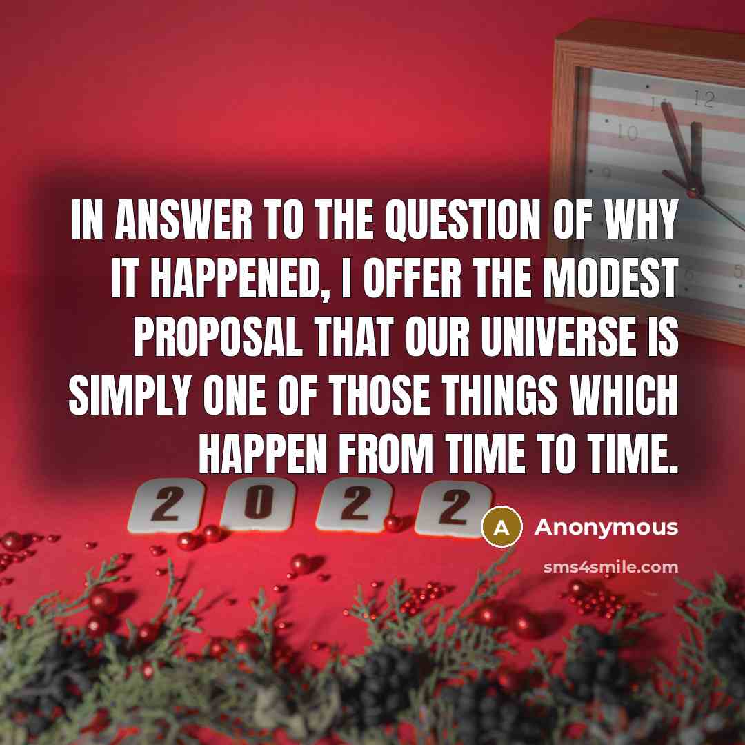 “In answer to the question of why it happened, I…” quote by Anonymous