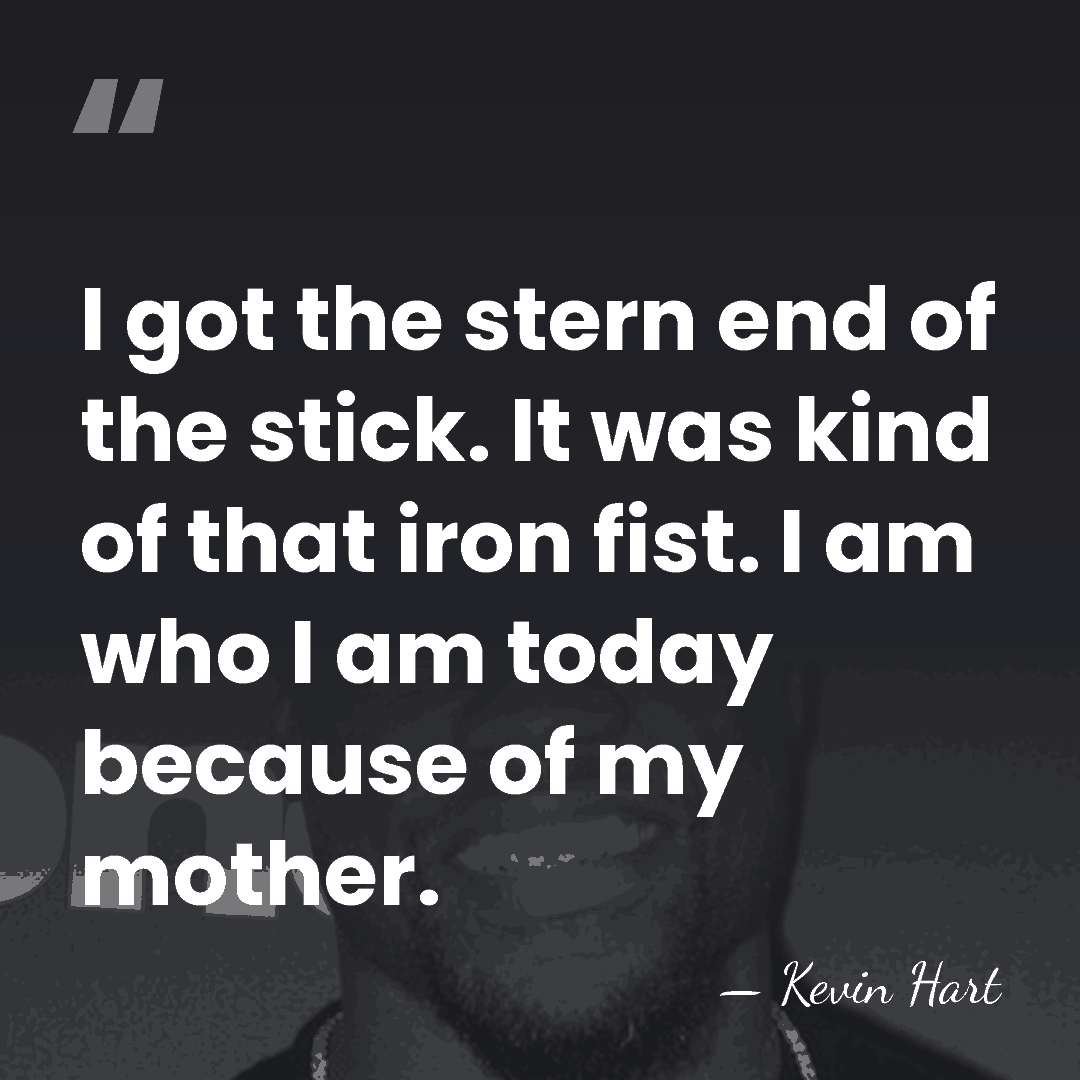I got the stern end of the stick. It was kind of&hellip; - Kevin Hart