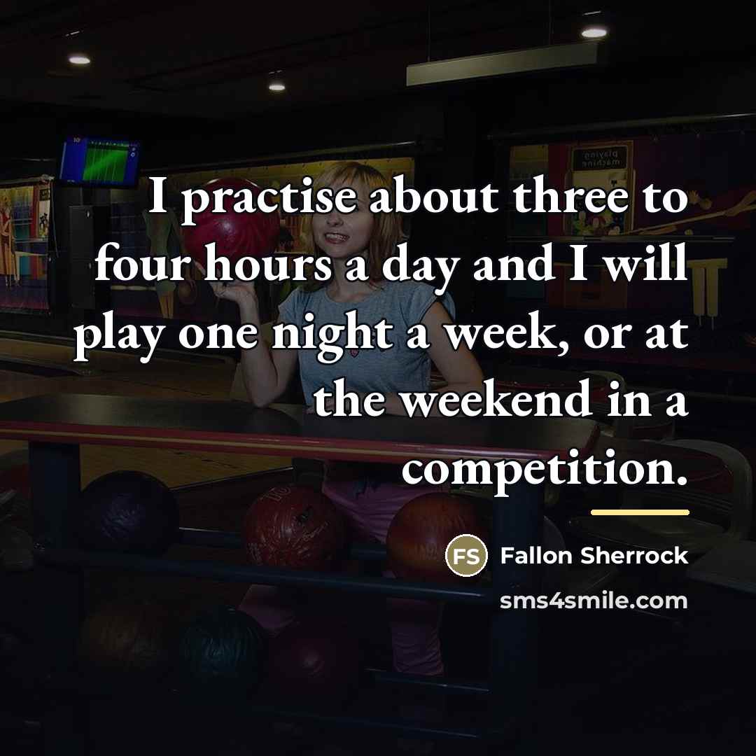 “I practise about three to four hours a day and…” quote by Fallon Sherrock