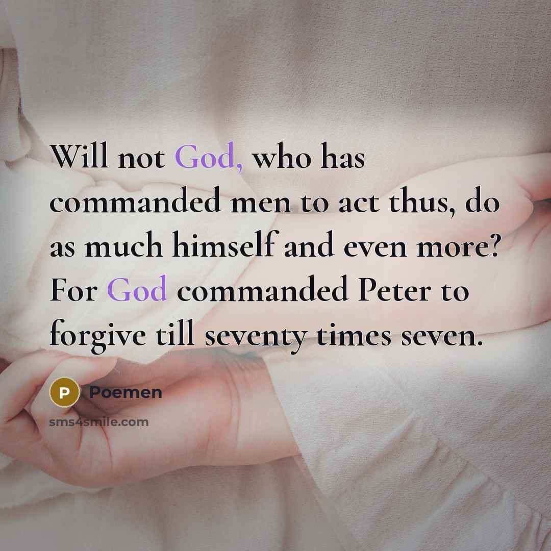 “Will not God, who has commanded men to act thus,…” quote by Poemen