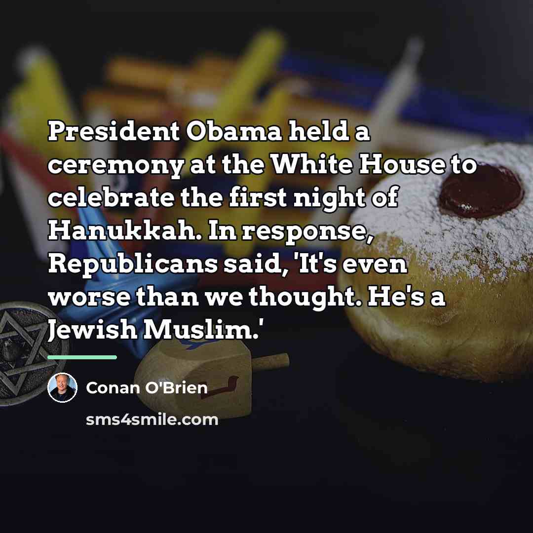 “President Obama held a ceremony at the White House to…” quote by Conan O'Brien