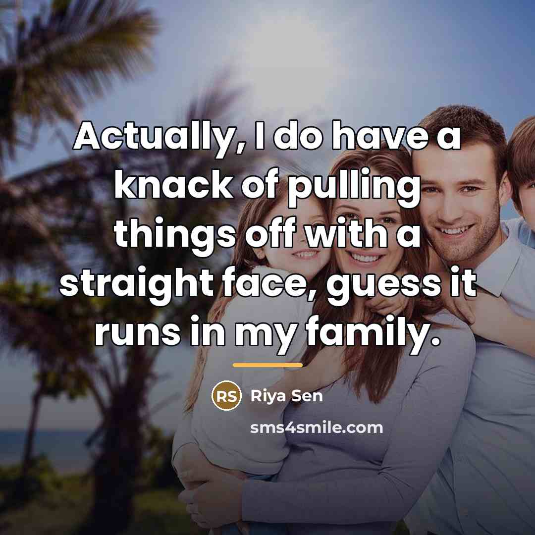 “Actually, I do have a knack of pulling things off…” quote by Riya Sen