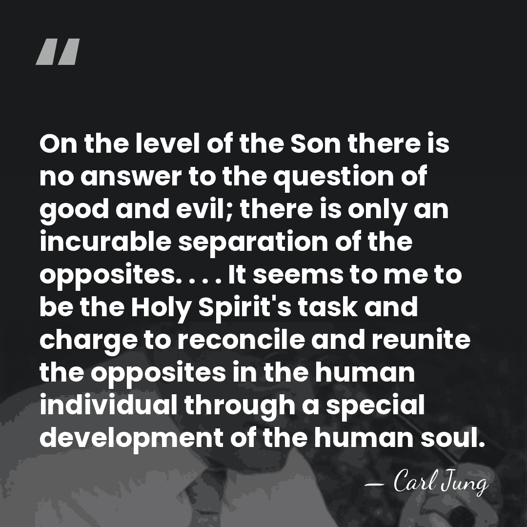 On the level of the Son there is no answer to the&hellip; - Carl Jung