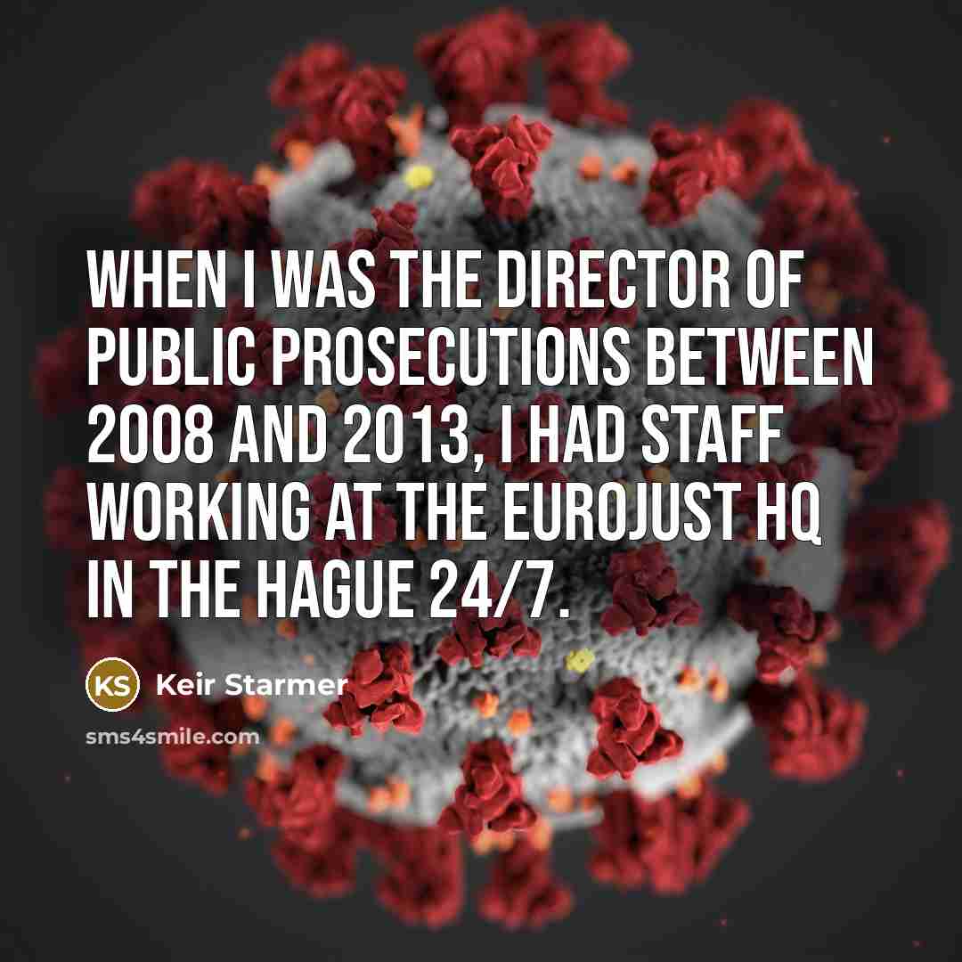 “When I was the director of public prosecutions between 2008…” quote by Keir Starmer