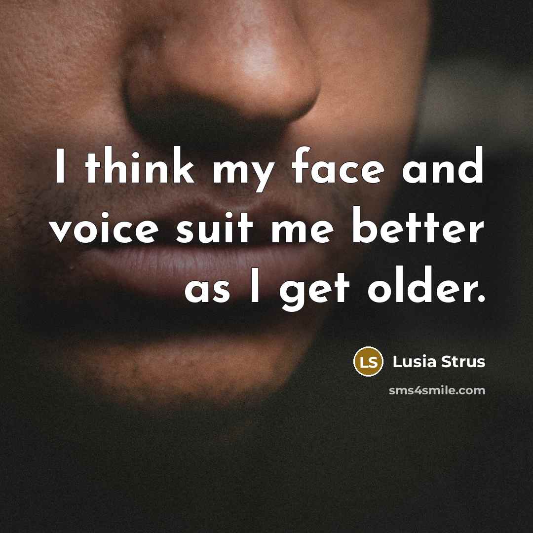 “I think my face and voice suit me better as…” quote by Lusia Strus