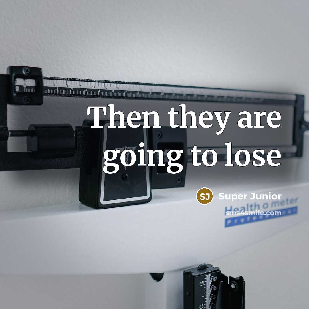 “Then they are going to lose…” quote by Super Junior