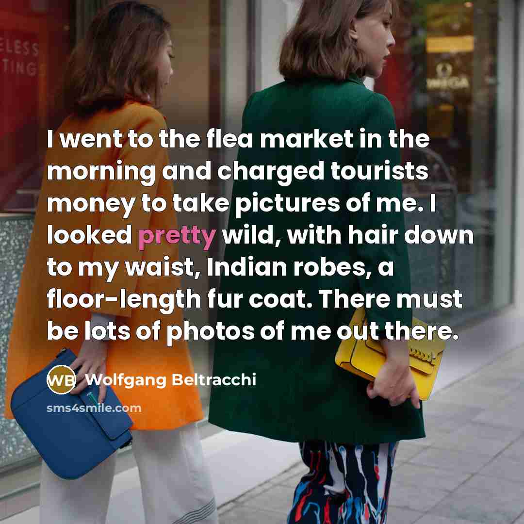 “I went to the flea market in the morning and…” quote by Wolfgang Beltracchi
